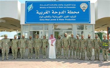 نائب رئيس الحرس الوطني يتفقد محطتي الدوحة الشرقية والغربية ومحطة إرسال المطلاع