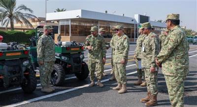 الرفاعي يتفقد معسكر التحرير ويطلع على الآليات والمعدات المستخدمة في تفعيل خطة الأمطار