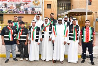 جمعية المكفوفين تنظم مسيرة تضامنية مع الشعب الفلسطيني تزامنا مع اليوم العالمي للعصا البيضاء