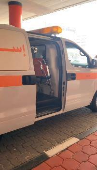 الهلال الأحمر الكويتي تبرع بسيارة إسعاف لإخواننا في قطاع غزة