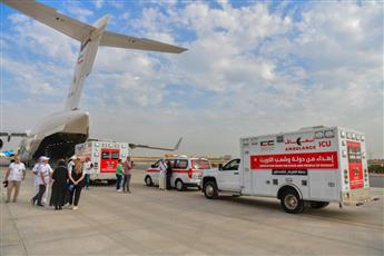 انطلاق أولى طائرات الجسر الجوي الكويتي لإغاثة الأشقاء الفلسطينيين بقطاع غزة