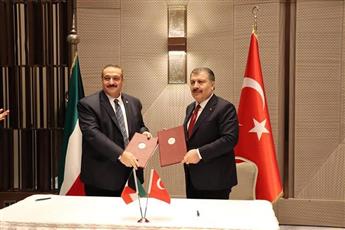 وزير الصحة يوقع مع نظيره التركي مذكرة تعاون بين البلدين في الشأن الصحي