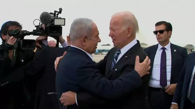 #بايدن لـ #نتنياهو: يبدو لي أن واقعة المستشفى في #غزة من عمل الفريق الثاني