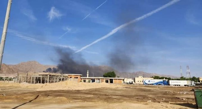 عاجل بعد صاروخ #طابا.. سقوط مقذوف في مدينة #نويبع المصرية