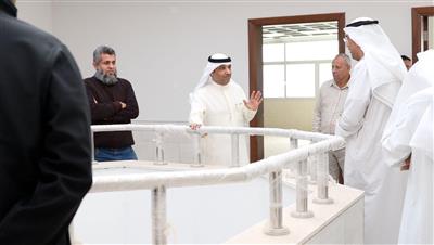 الوكيل المساعد للمنشآت التربوية والتخطيط بالتكليف المهندس محمد الخالدي يقوم بجولة استطلاعية بمدارس منطقة المطلاع