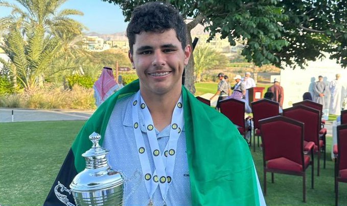 البطل سالم سويد العبكل يحصد ذهبية بطولة #مجلس_التعاون للغولف للمرة الثالثة على التوالي