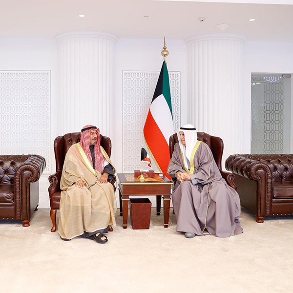 السعدون يستقبل سمو رئيس مجلس الوزراء