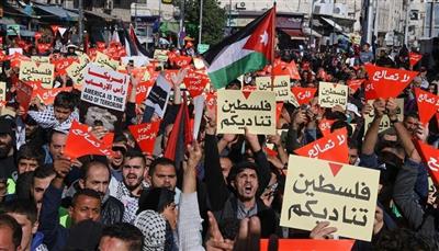 مسيرات في الأردن تطالب بكسر حصار غزة