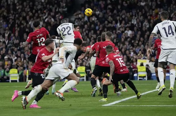 #ريال_مدريد يهزم #مايوركا بهدف نظيف.. ويتوج نفسه بطلاً للشتاء في #الليغا