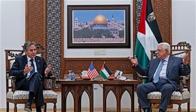 الرئاسة الفلسطينية عن زيارة بلينكن: كنا نأمل إجبار إسرائيل على وقف الحرب في غزة