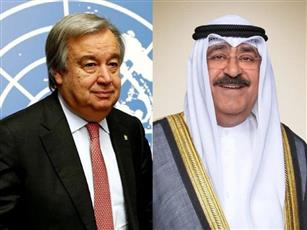 سمو الأمير يتلقى اتصالا هاتفيا من الأمين العام للأمم المتحدة