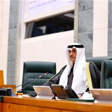 نائب رئيس مجلس الأمة يؤبن النائب السابق راشد صالح التوحيد
