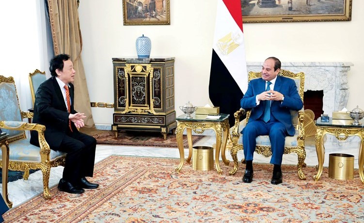 السيسي يؤكد سعي مصر لتحقيق طفرة في مساحة الأراضي الزراعية والتوسع الرأسي