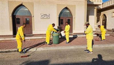 البلدية: تسخير جهود الفرق الميدانية لخدمة جموع المصلين في صلاة عيد الفطر