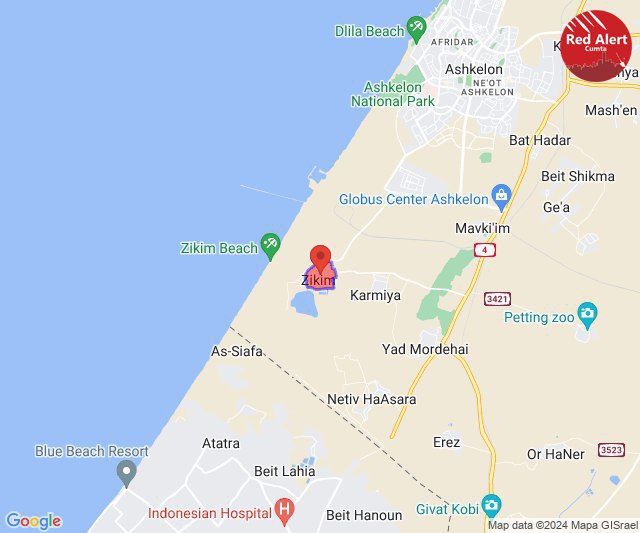 عاجل | صفارات الإنذار تدوي في زيكيم بغلاف غزة