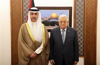 الرئيس الفلسطيني يثمن مواقف الكويت في دعم حقوق الشعب الفلسطيني