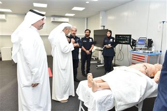 ٢٤٣ متدربا بمركز إسعاف مبارك الكبير خلال ٤٥ يوما