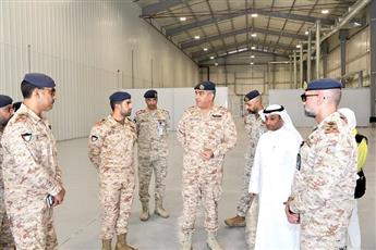رئيس الأركان تفقد سير الأعمال في مشروع قاعدتي «عبدالله المبارك ونواف الأحمد» الجويتين