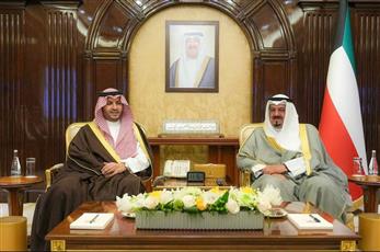 سمو رئيس مجلس الوزراء يستقبل وزير الدولة عضو مجلس الوزراء السعودي تركي بن محمد