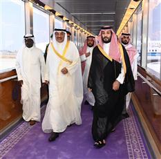 سمو ولي العهد يصل إلى السعودية في زيارة رسمية
