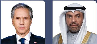 اليحيا يتلقى اتصالا هاتفيا من بلينكن