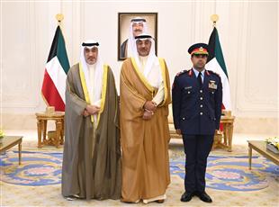 سمو ولي العهد يستقبل النائب الأول الذي قدم لسموه نائب رئيس الأركان