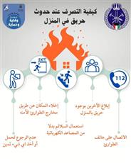 الإطفاء: ضرورة التزام الجميع بإرشادات وتعليمات السلامة للوقاية من الحرائق في السكن والمرافق العامة والمركبات