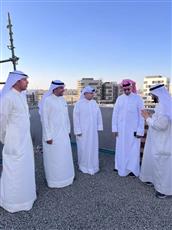 «الوزير المشاري» تفقد المشاريع الإسكانية في المطلاع