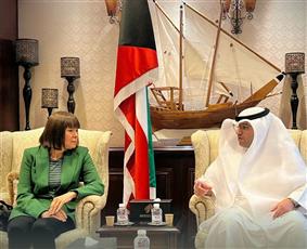 الوزير المشاري للسفيرة الأميركية: تعزيز مسيرة الصداقة مع الولايات المتحدة