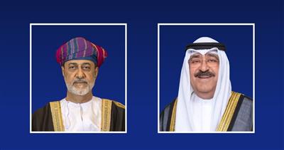 سمو الأمير يتلقى برقية تهنئة من سلطان عمان بمناسبة الذكرى الأولى لتولي سموه مقاليد الحكم