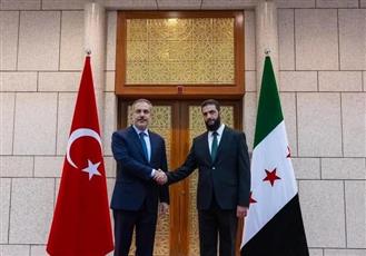 وزير الخارجية التركي يلتقي الشرع في دمشق