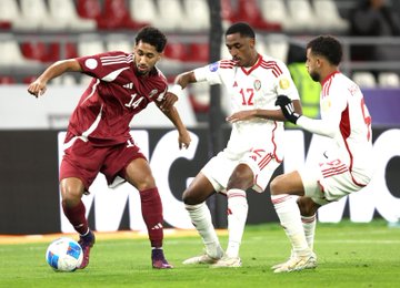 #خليجي_26.. تعادل إيجابي 1-1 بين #قطر و #الإمارات