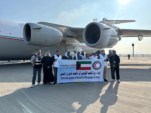 الكويت تساعد سورية بـ33 طناً جديدة من المواد الإغاثية والأدوية