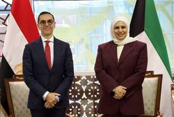 وزيرة المالية تبحث ووزير الاستثمار المصري وضع خارطة طريق للعمل المشترك