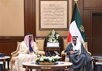 سمو الأمير يستقبل نائب حاكم إمارة أبوظبي مستشار الأمن الوطني الإماراتي