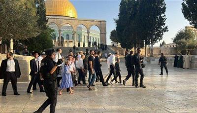 في ثاني أيام رمضان 548 مستوطناً يقتحمون الأقصى في القدس