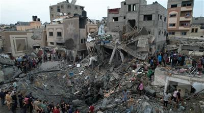استشهاد 61 فلسطينيا وإصابة 134 جراء قصف الاحتلال مناطق مختلفة في قطاع غزة