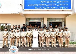 محافظ العاصمة يزور الإدارة العامة للمرور