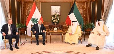 الرئيس اللبناني يستقبل رئيس مجلس الوزراء بالإنابة