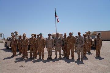نائب رئيس الأركان يتفقد عددا من المواقع الشمالية التابعة لقوة واجب مبارك