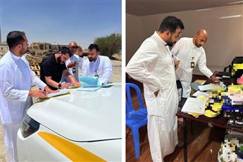 البلدية تطلق حملة تفتيش ميدانية موسعة على مواقع التشوينات وأعمال السلامة بالمحافظات الست