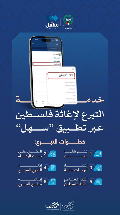 إطلاق حملة إغاثية كويتية لدعم #غزة