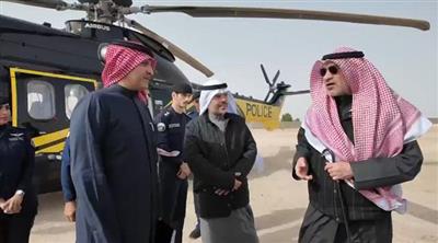 اليوسف يقوم بجولة أمنية في منطقة العبدلي