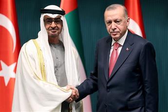 محمد بن زايد وأردوغان يبحثان العلاقات الثنائية وتطورات القضايا الإقليمية