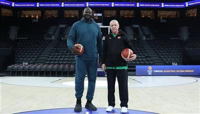 أردوغان يتحدى أسطورة السلة شاكيل أونيل في إسطنبول