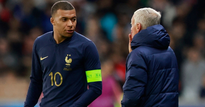 ديشامب: مبابي لا يركض كثيراً من أجل الفريق