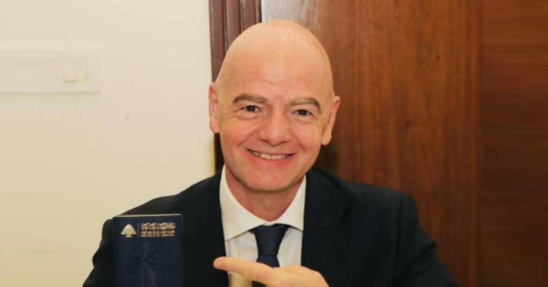 رسمياً.. رئيس «فيفا» لبناني