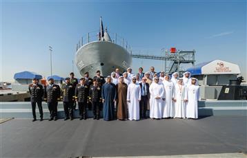 آمر القوة البحرية الكويتية يشارك في حفل إنزال الزورق الأول الدرة في أبوظبي