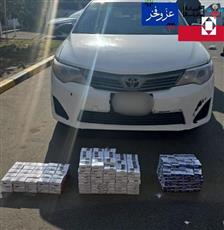 جمارك النويصيب تحبط خمس ضبطيات تهريب سجائر وتضبط 1,639 علبة مخبأة داخل مركبات