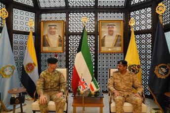 رئيس الأركان يستقبل مساعد رئيس الأركان البريطاني